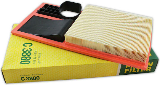 Mann Filter Car Air Filter for Seat Altea / Cordoba / Ibiza / Leon / Toledo Skoda Fabia / Octavia / Rapid / Roomster Volkswagen Caddy / Golf / Jetta / Polo