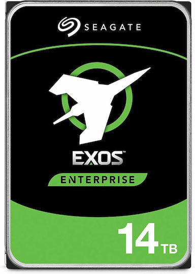 Seagate Exos X18 FastFormat 14TB Хард диск Σκληρи дискове 3.5" SATA III 7200обороти в минута с 256МБ Кеш за NAS / Server ST14000NM000J