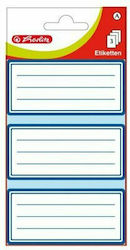 Herlitz Notebook Labels Blue 9pcs