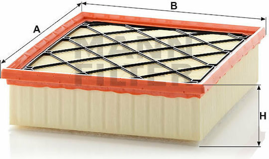 Mann Filter Филтър за въздух за автомобил за Ford Focus / Kuga / Mondeo / S-Max
