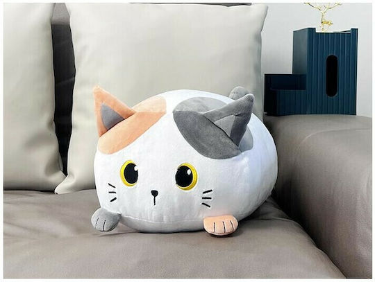 Total Gift Kids Round Throw Pillow Cat 33cm Multicolour