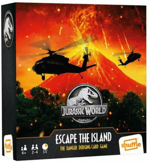 Επιτραπέζιο Παιχνίδι Jurassic World για 2-4 Παίκτες 6+ Ετών (EN) Cartamundi