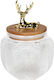 Keskor Vase Allgemeine Verwendung mit Deckel Glas Transparent 470ml