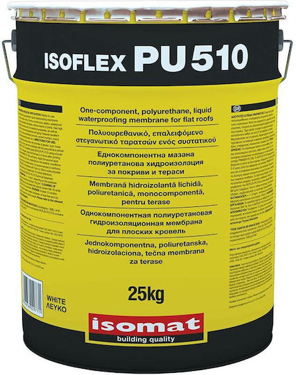 Isomat Isoflex-PU 510 0226/1.1 Στεγανωτικό Πολυουρεθάνης 6kg Λευκό
