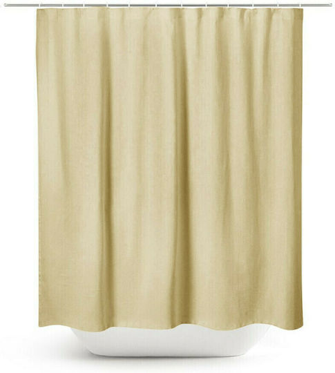 Pennie Hydro Κουρτίνα Μπάνιου Υφασμάτινη 180x200 cm Χρυσό