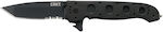 Columbia River Knives M16-14ZLEK Tanto Blackout Triple Σουγιάς σε Μαύρο χρώμα