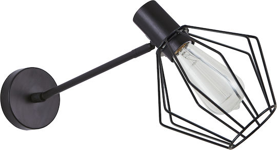 Home Lighting Single Spot with Socket E27 in Black Color