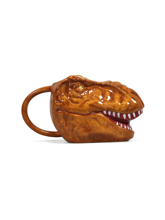 Half Moon Bay Jurassic Park - T-Rex Ceramic Cup Orange