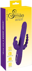 You2Toys Sweet Smile Thrusting Pearl Triple Vibrator Vibrator Iepurele 26cm 05549280000 Violet