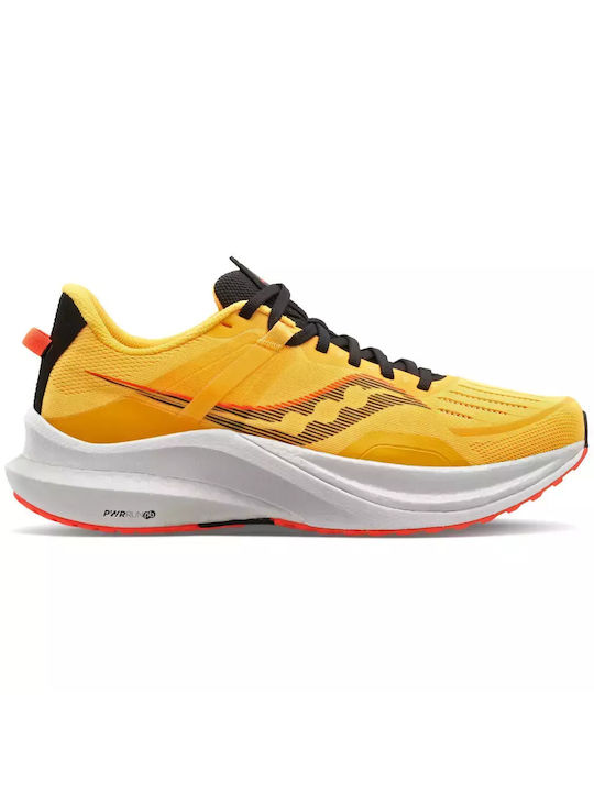 Saucony Tempus Ανδρικά Αθλητικά Παπούτσια Running Κίτρινα