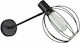 Home Lighting Single Spot with Socket E27 in Black Color