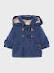 Kids' Coat Montgomery Long with Lining & Hood Blue