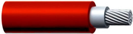 H07V-R Netzkabel mit Kabeleigenschaften 1x35mm² DC in Rote Farbe 1m Flexibel