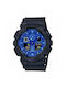 Casio G-Shock Analog/Digital Watch Chronograph Battery with Black Rubber Strap