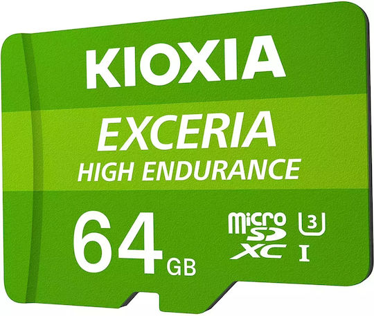 Kioxia Exceria High Endurance microSDHC 64GB U1 V30 A1 UHS-I 100MB/s