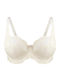 Panache Clara 7255 Full cup bra for large breasts, underwired and unlined, cup G, IVORY