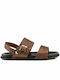 Boxer Men's Leather Sandals Brown 19165 10-014