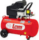 Lam LR 50/2 Einphasig Luftkompressor mit Leistung 2hp und Lufttank 50Es