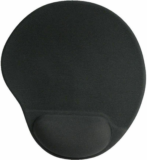 Setty GSM108795 Mouse Pad (180mm) με Στήριξη Καρπού Μαύρο