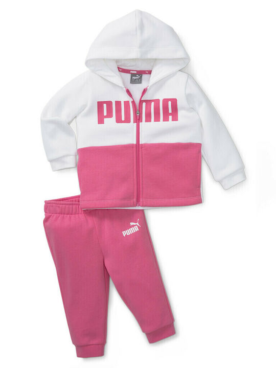PUMA Παιδικό Σετ Φόρμας Ροζ 2τμχ Minicats
