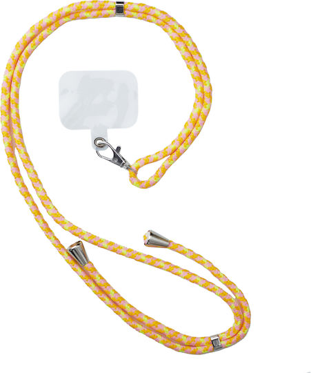 Hurtel Stylish Λουράκι Λαιμού για Κινητά Orange / Yellow