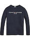 Tommy Hilfiger Kids Blouse Long Sleeve Navy Blue