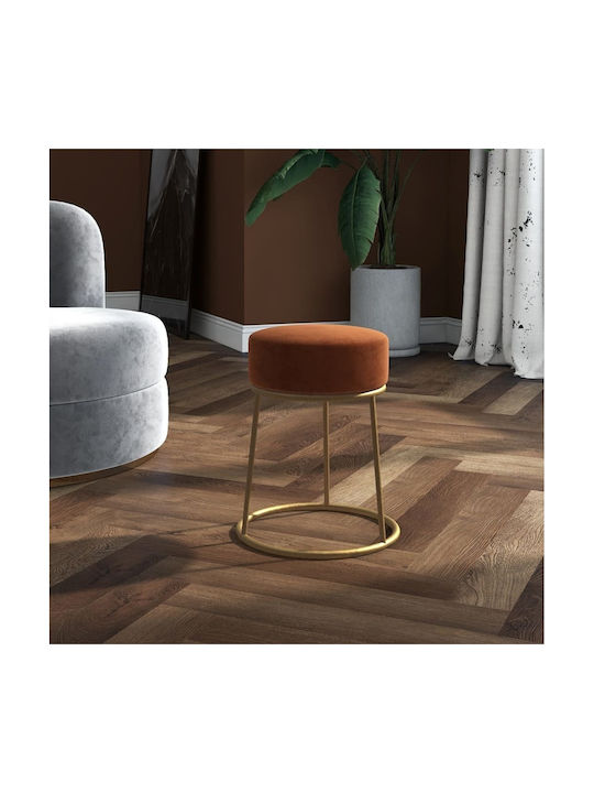 Velvet Upholstered Living Room Stool Green Must...