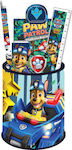 Gim Paw Patrol Kids Stationery Set with Pencil, Sharpener, Eraser, Ruler and Pencil Holder 5pcs