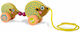 Oops Pull Along Hedgehog Wooden Toy for 12+ Months