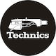 Technics Slipmat από Τσόχα Headshell 1 (Ζεύγος) με Σχέδιο