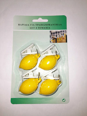 Sidirela Λεμόνι Household Accessories Yellow 4pcs