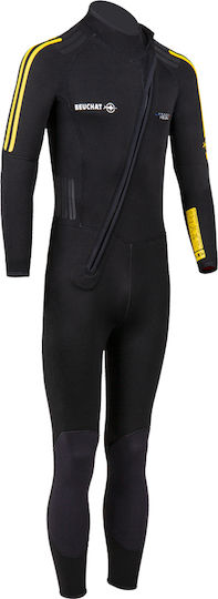 Beuchat Dive Man Overall Full Diving Suit with Zip Black 5mm 967087