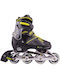 Outrace PW-126B-79 Inline Rollers Μαύρα-Κίτρινα Ενηλίκων/Παιδικά