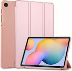 Tech-Protect Smartcase 2 Flip Cover Δερματίνης Ροζ Χρυσό (Galaxy Tab S6 Lite 10.4)