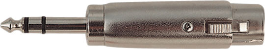Electrovision Μετατροπέας 6.3mm male σε XLR female Ασημί 1τμχ F346T