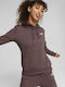 Ess+ Women's Sweatshirt Hooded Brown
