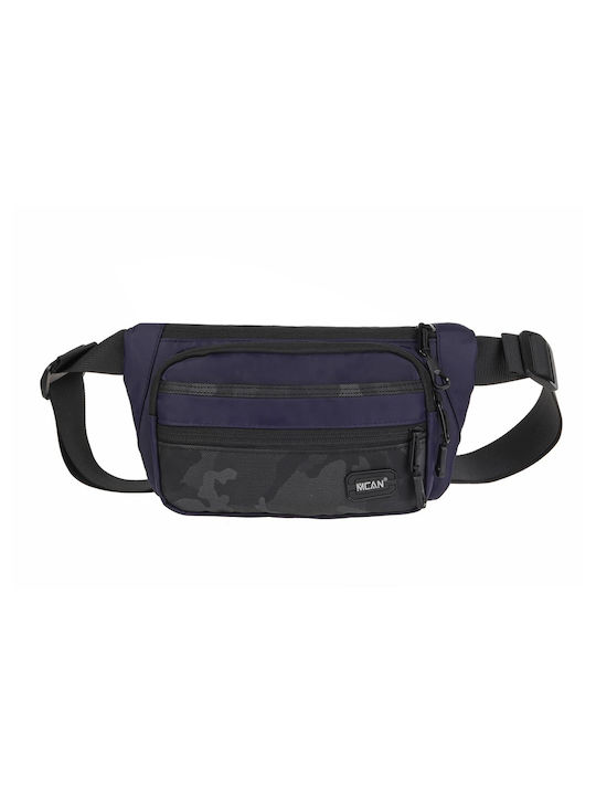 Mcan Men's Waist Bag Blue