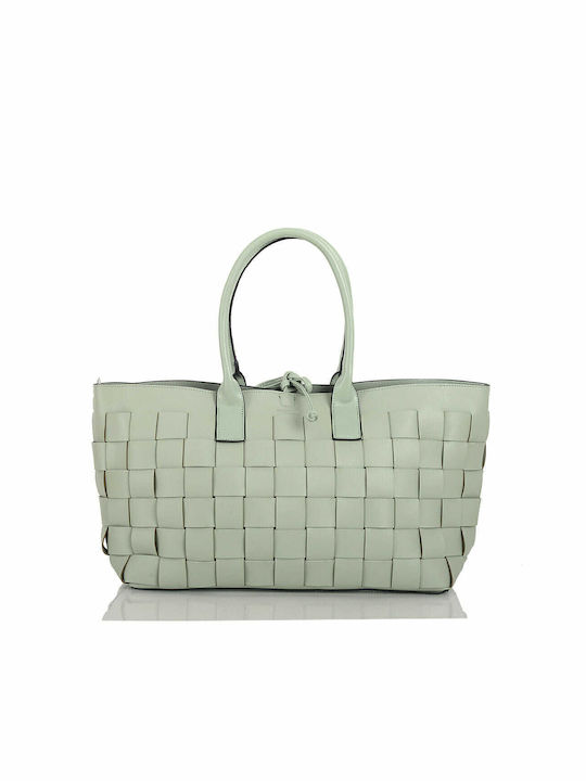 Bag to Bag KX209616 Piele Geantă pentru femei Umăr Verde