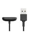 KWmobile USB Charging Ladegerät für Fitbit Charge 5 Schwarzς