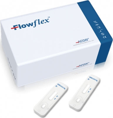 Acon FlowFlex SARS-Cov-2 Antigen Rapid Test 400τμχ Αυτοδιαγνωστικό Τεστ Ταχείας Ανίχνευσης Αντιγόνων με Ρινικό Δείγμα