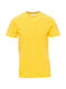 Payper 02000331 Men's Short Sleeve Promotional T-Shirt Yellow 7103997790097