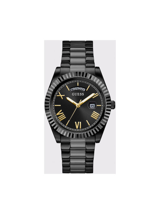 Guess Connoisseur Watch Battery with Black Metal Bracelet