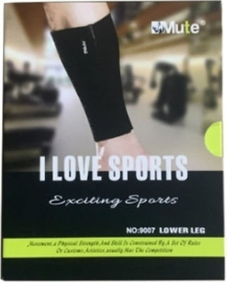 Mute I Love Sports Elastic Calf Support Black 9007