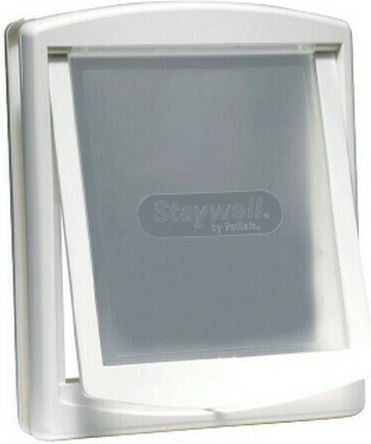Pet Safe Staywell Πόρτα Σκύλου & Γάτας από Πλαστικό σε Λευκό Χρώμα 35.6 x 30.5εκ.