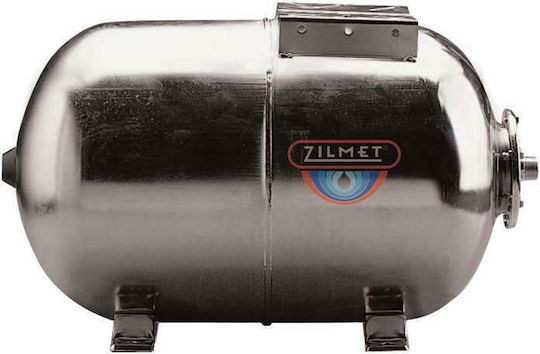 Zilmet ULTRA-INOX-PRO 60 H Δοχείο Πιεστικού Οριζόντιο Ανοξείδωτο 60lt
