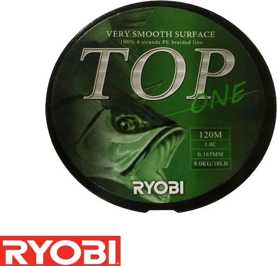 Ryobi Top One Fishing Filament 120m / 0.128mm