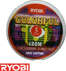 Ryobi Colorful Fishing Filament 120m / 0.203mm