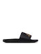 Adilette Cloudfoam Plus Logo Ανδρικά Slides Μαύρα