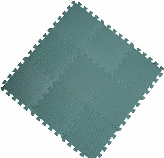 BabyDan Kinder-Bodenpuzzles Playmat Einfarbig Dusty Green 9 Teile