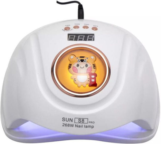 Sun S8 Pro Nail Polish Curing Lamp UV / LED 268W White